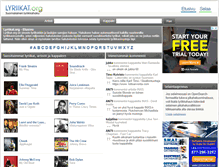 Tablet Screenshot of lyriikat.org